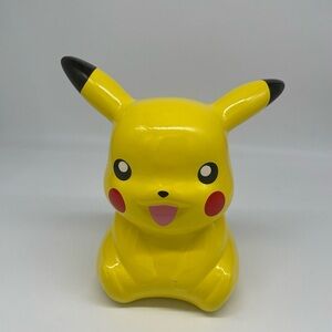 Pokemon Pikachu  Fab NY Yellow Ceramic Piggie Bank 2016